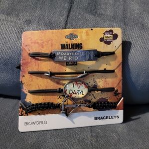 If Daryl Dies we Riot bracelets set of 4